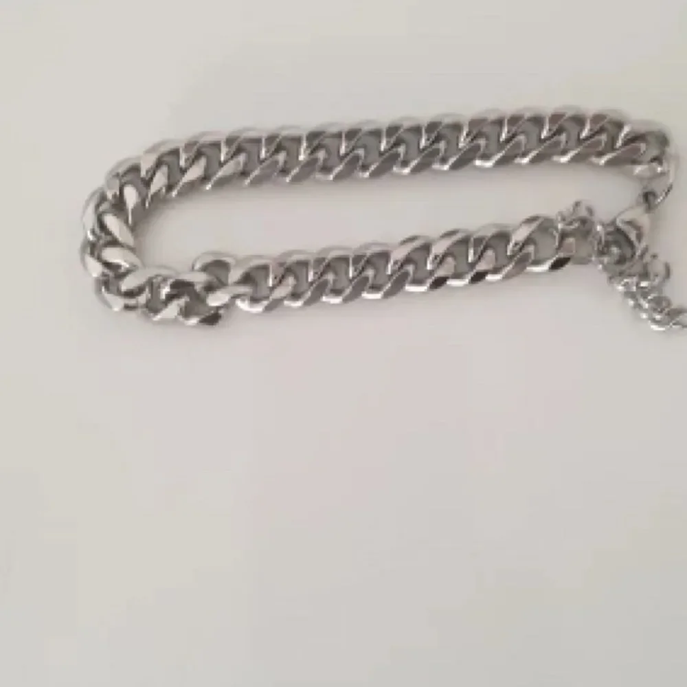 👍206👍 CUBAN STAINLESS STEEL CLASSIC UNISEX CHAIN BRACELET - Picture 8 of 13